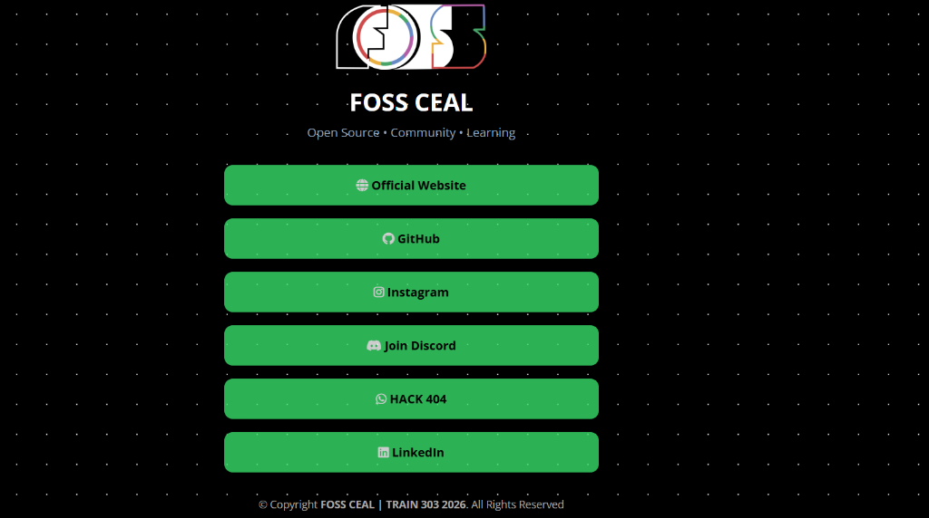 FOSS CEAL Linktree Showcase